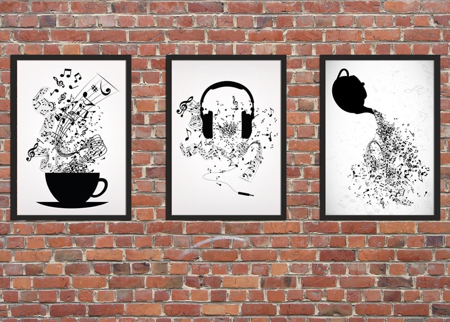 Glezna melnā rāmī - Abstract Image Black And White Home Trends