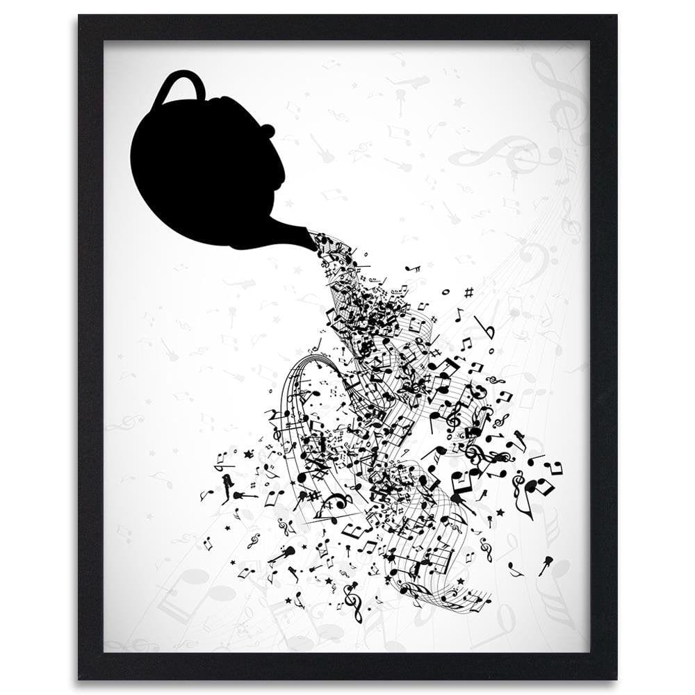 Glezna melnā rāmī - Abstract Image Black And White Home Trends