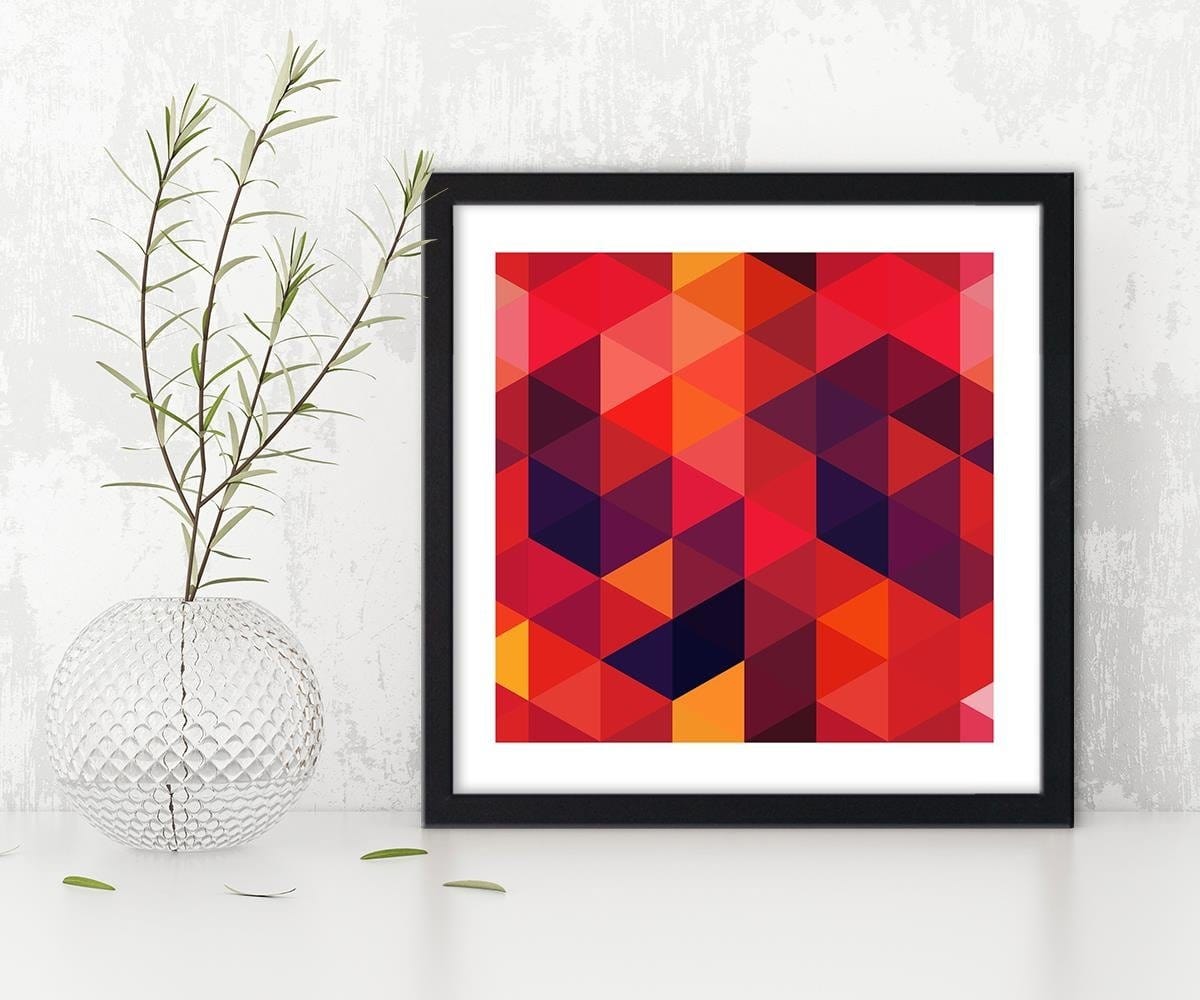 Glezna melnā rāmī - Abstract Pattern 2 Home Trends