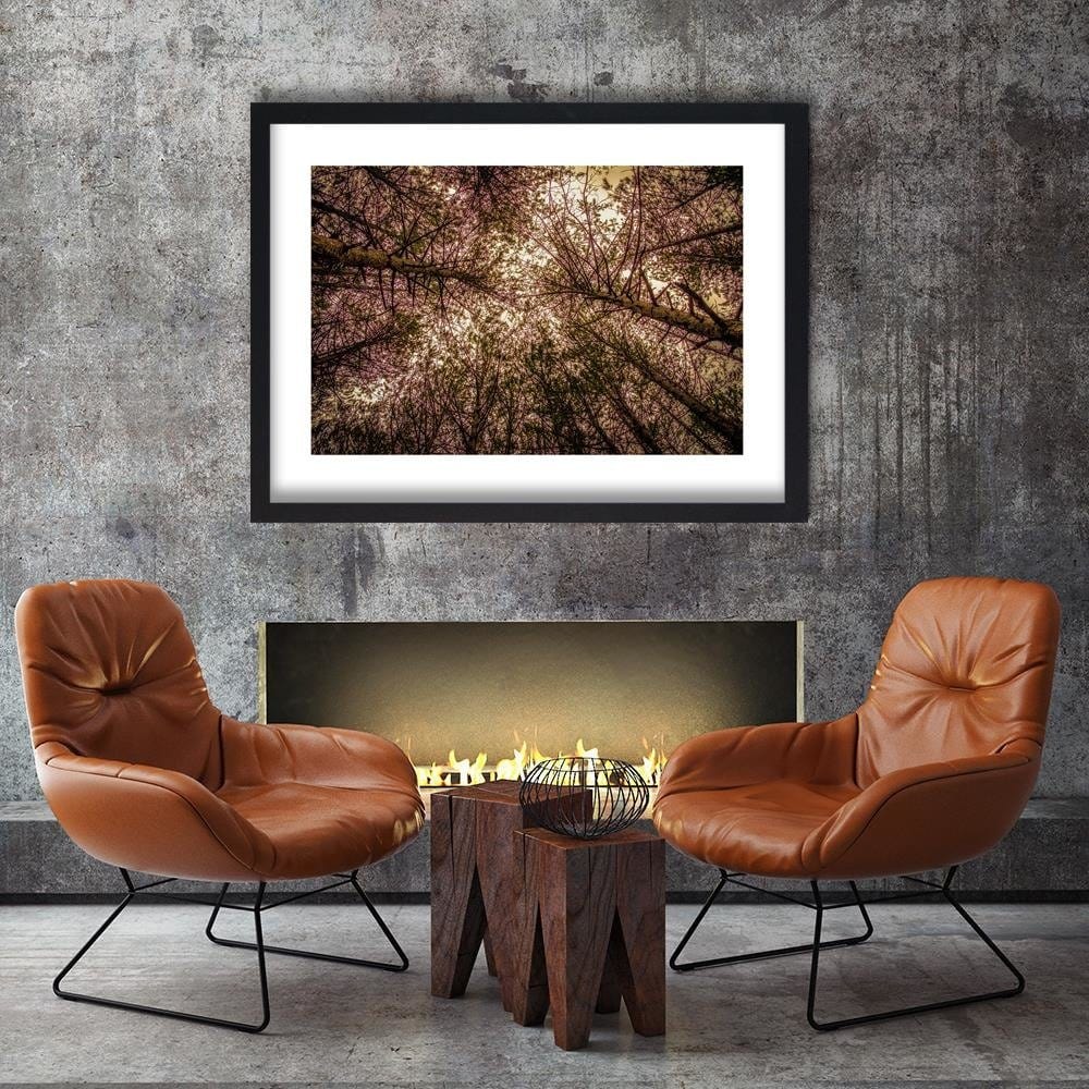 Glezna melnā rāmī - Among The Trees Home Trends