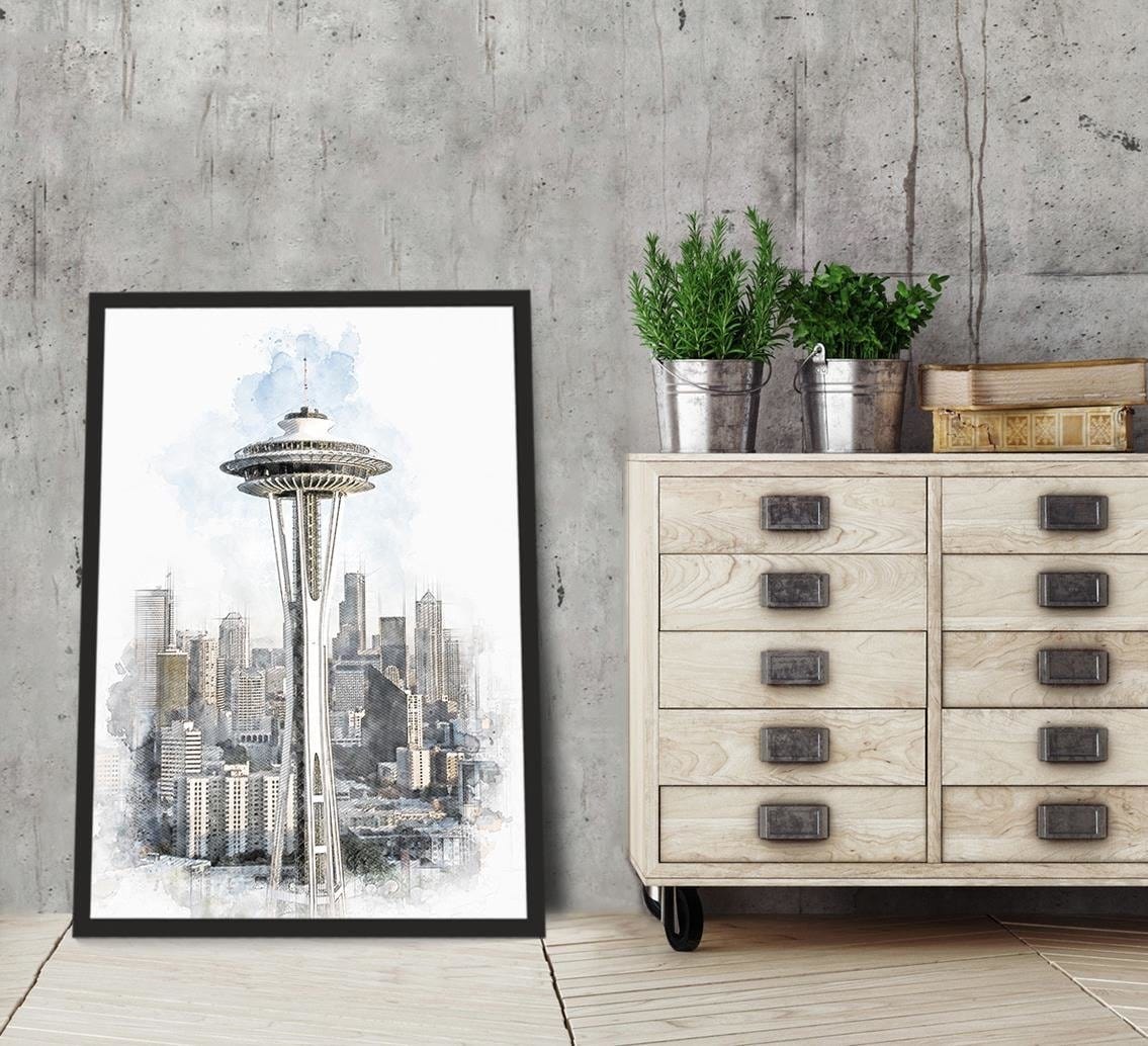 Glezna melnā rāmī - Architecture Grey Home Trends