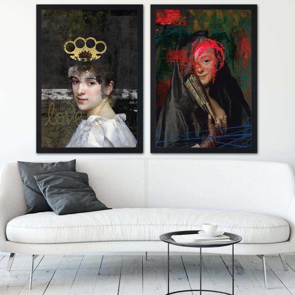 Glezna melnā rāmī - Artwork Home Trends