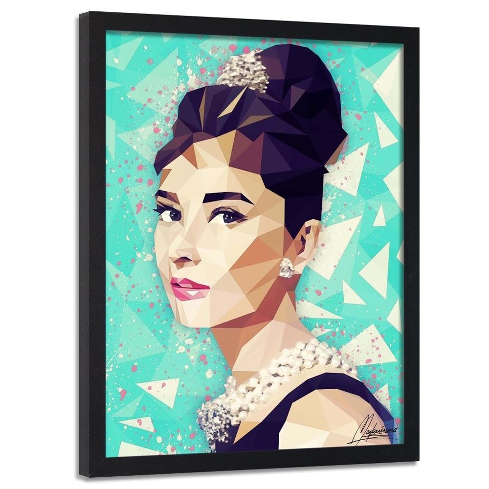 Glezna melnā rāmī - Audrey Home Trends