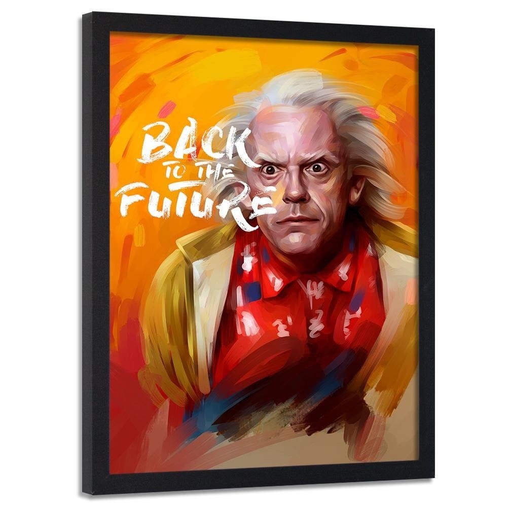 Glezna melnā rāmī - Back To The Future 1 Home Trends