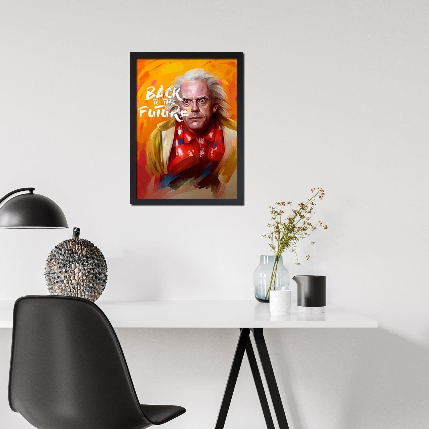 Glezna melnā rāmī - Back To The Future 1 Home Trends