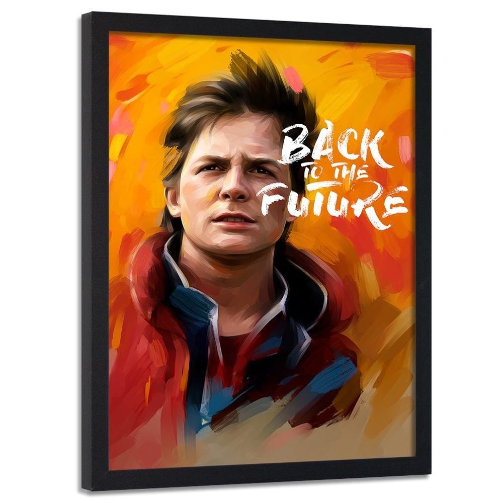 Glezna melnā rāmī - Back To The Future 2 Home Trends