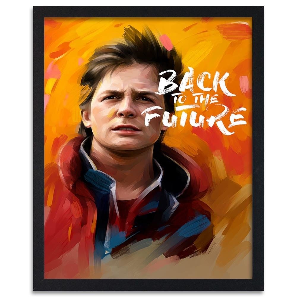 Glezna melnā rāmī - Back To The Future 2 Home Trends