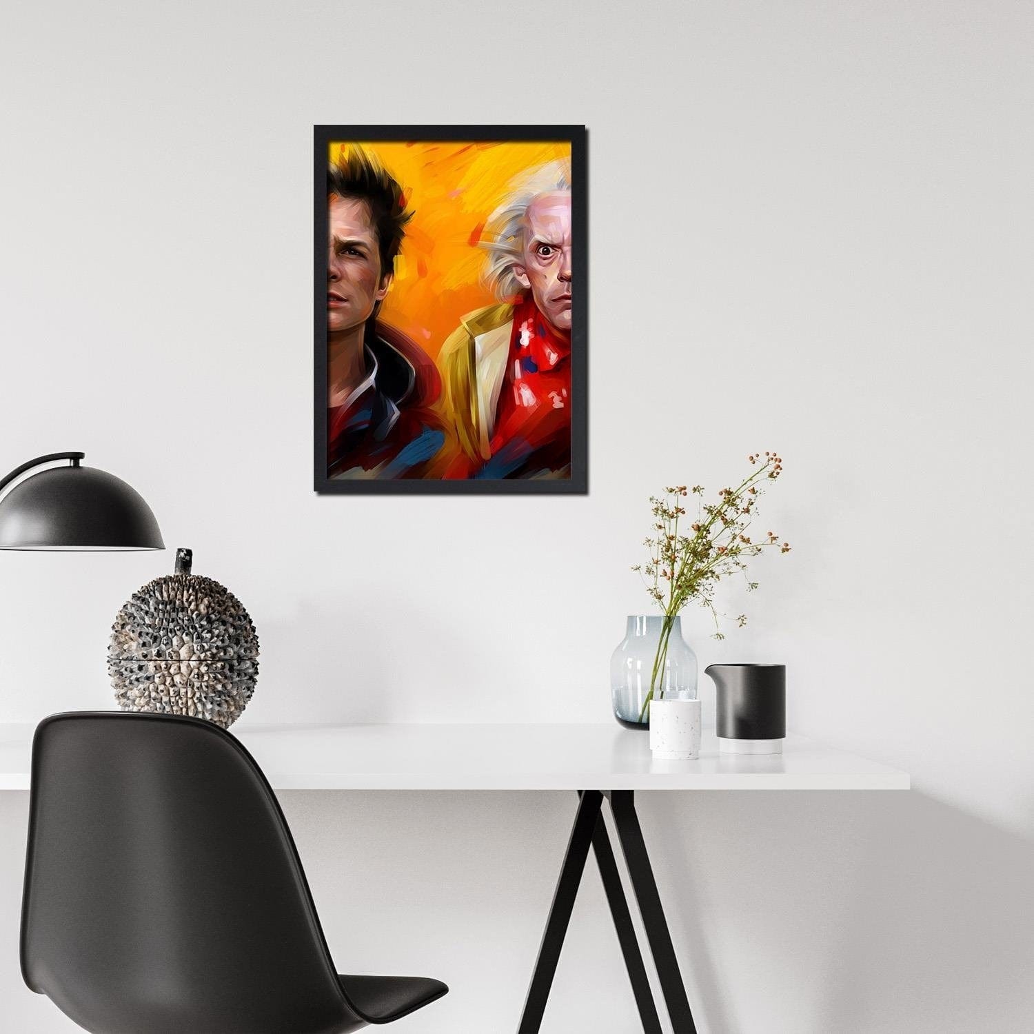Glezna melnā rāmī - Back To The Future Home Trends