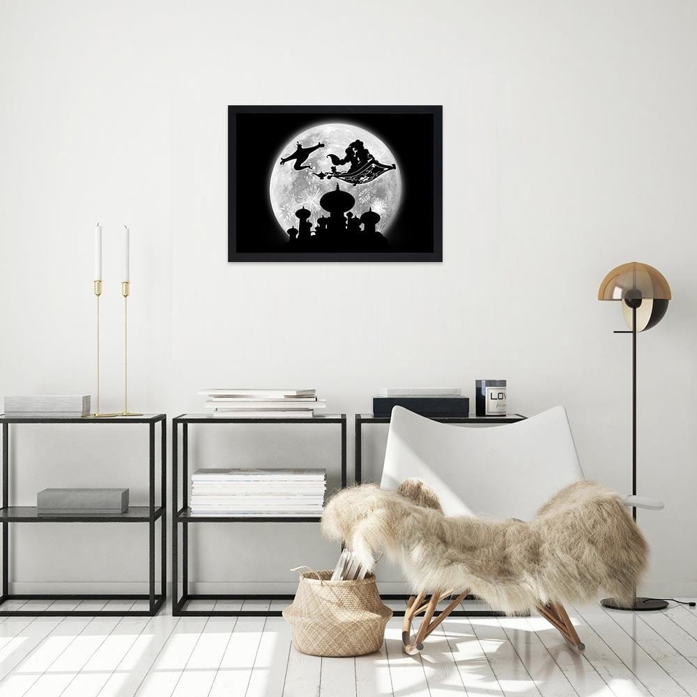 Glezna melnā rāmī - Baghdad Home Trends