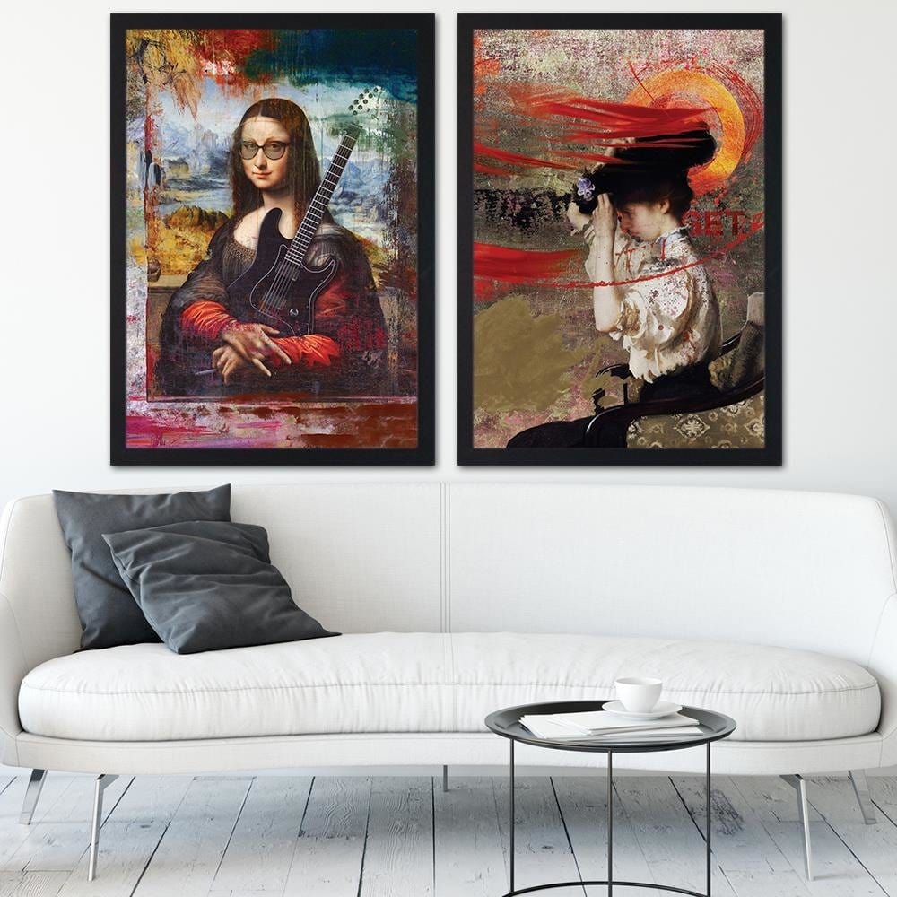 Glezna melnā rāmī - Baroque Home Trends