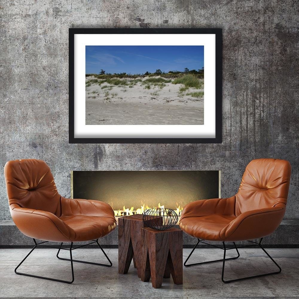 Glezna melnā rāmī - Beach And Dunes Home Trends