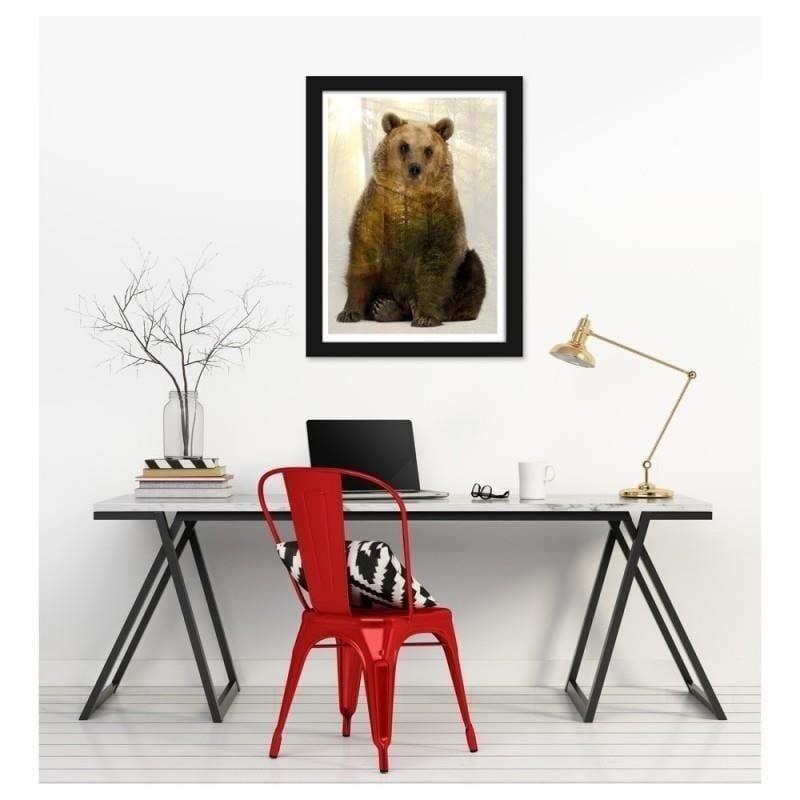 Glezna melnā rāmī - Bear Home Trends