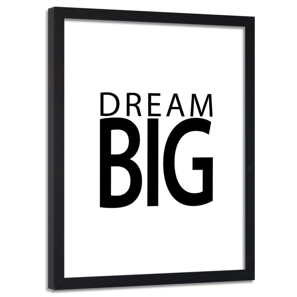 Glezna melnā rāmī - Big Dreams Home Trends