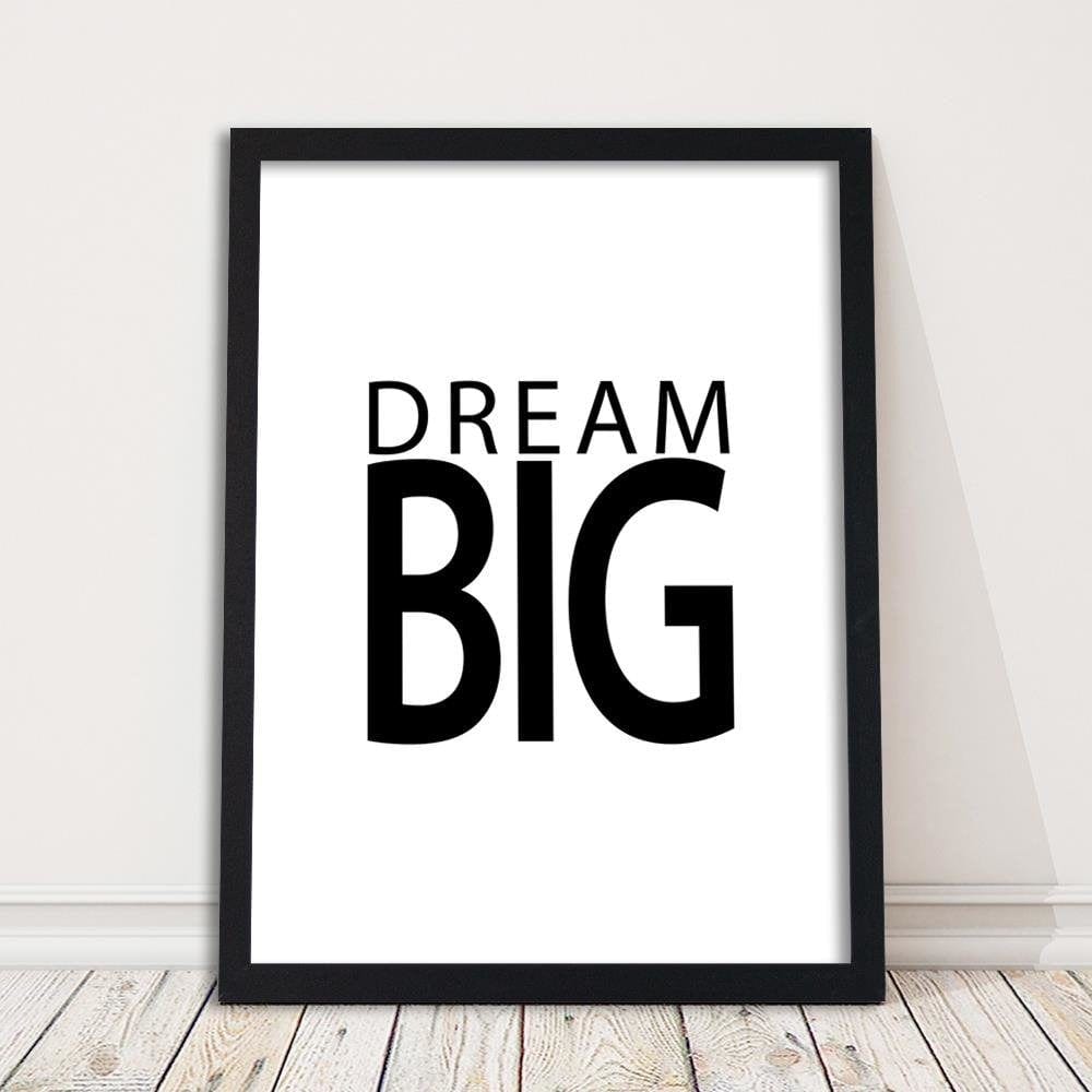 Glezna melnā rāmī - Big Dreams Home Trends