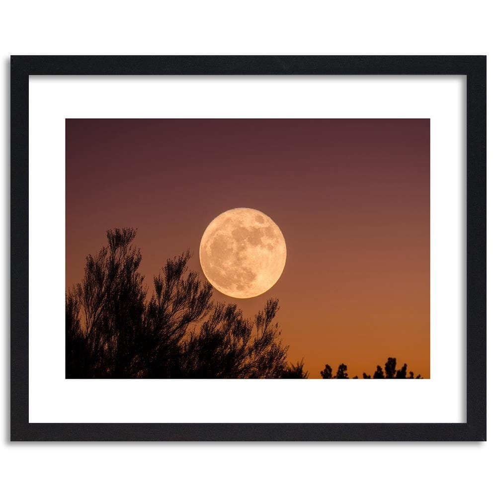 Glezna melnā rāmī - Big Moon Home Trends