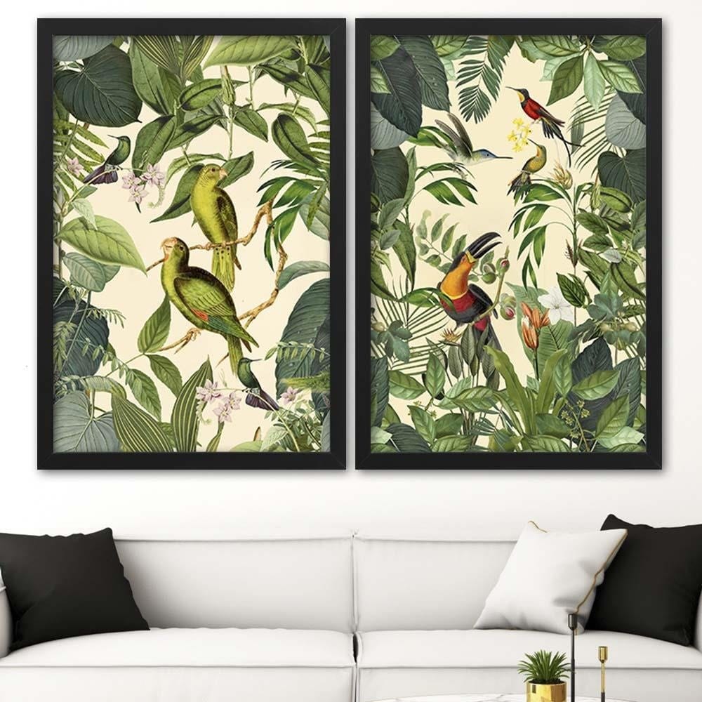 Glezna melnā rāmī - Bird Heaven Home Trends