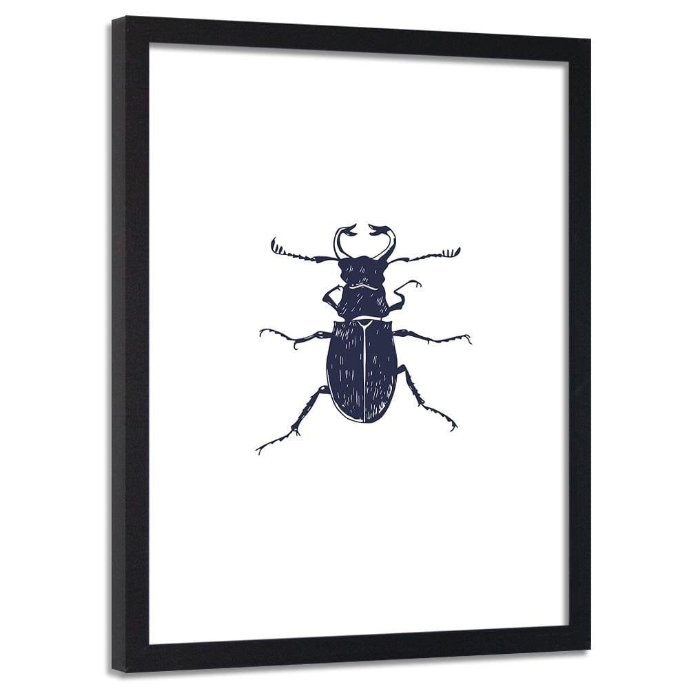 Glezna melnā rāmī - Black Beetle Home Trends