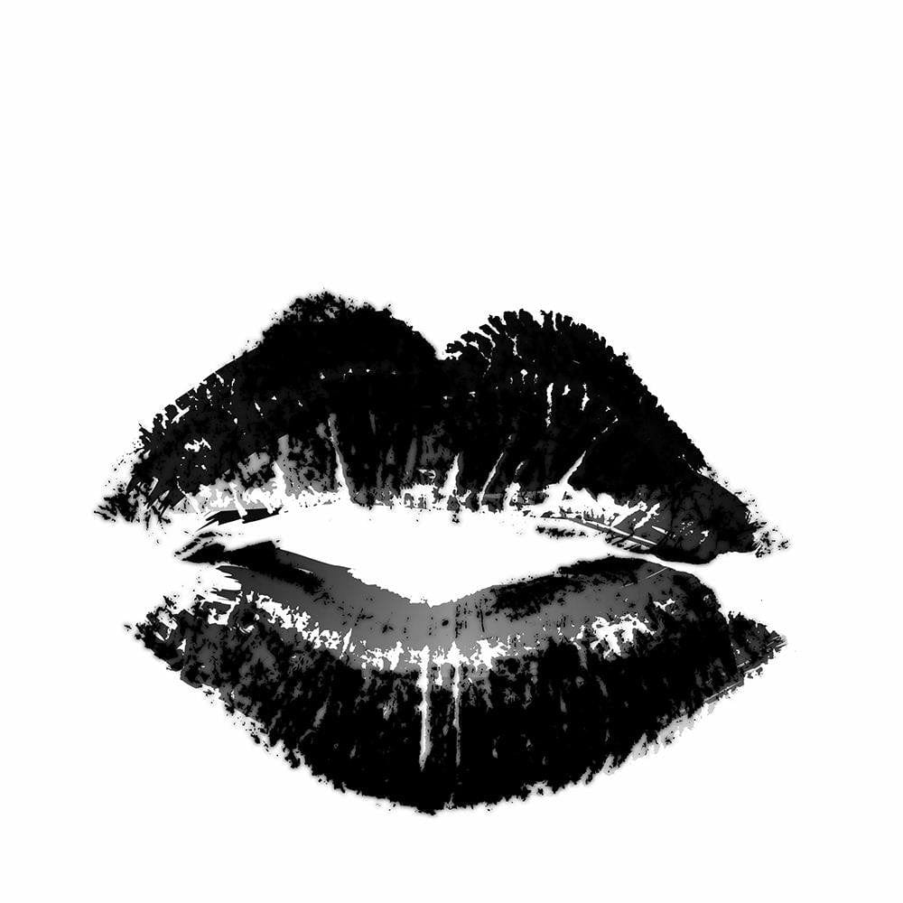 Glezna melnā rāmī - Black Lips Home Trends
