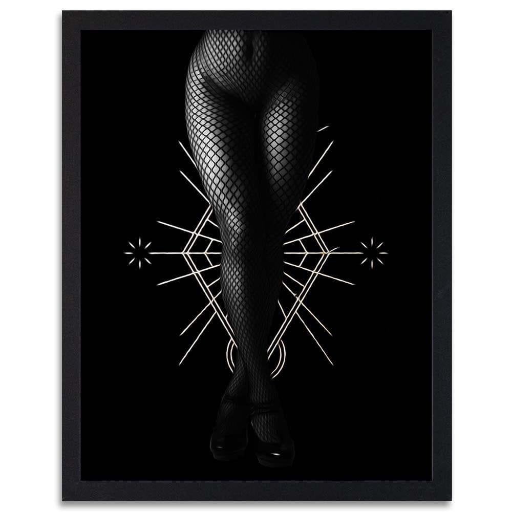 Glezna melnā rāmī - Black Stockings Home Trends
