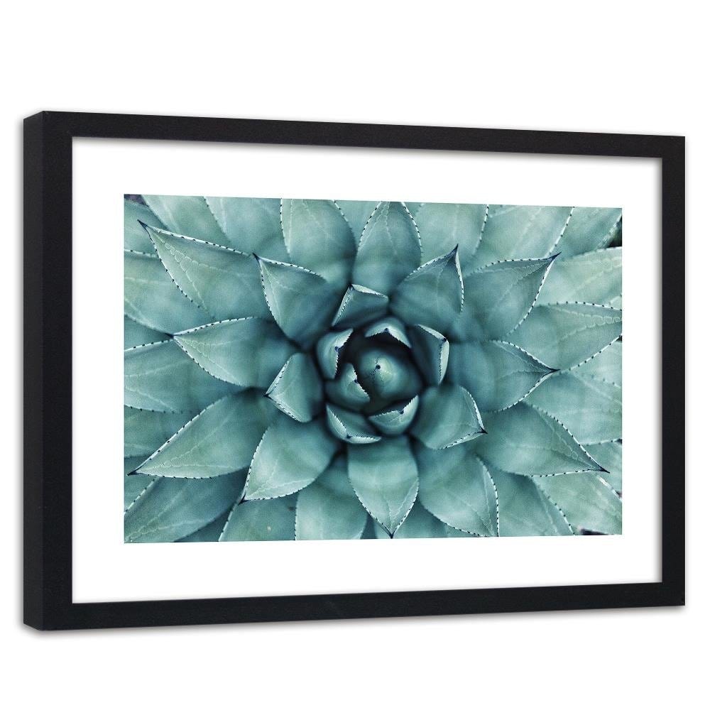Glezna melnā rāmī - Blue Aloe Home Trends