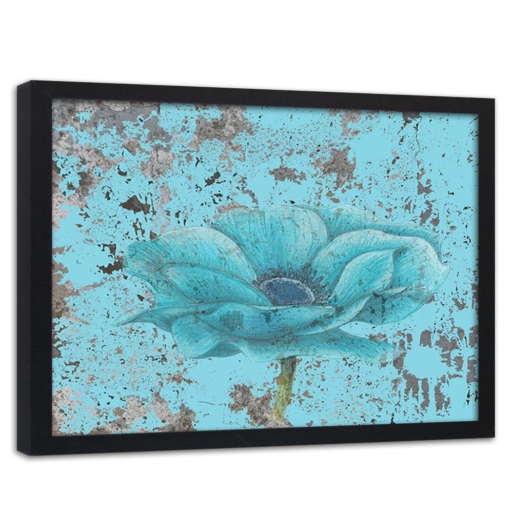 Glezna melnā rāmī - Blue Orchid Home Trends