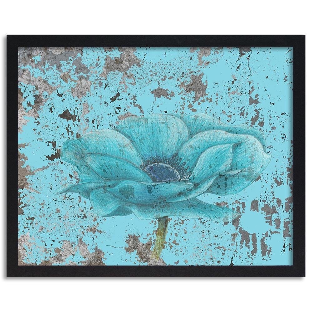 Glezna melnā rāmī - Blue Orchid Home Trends