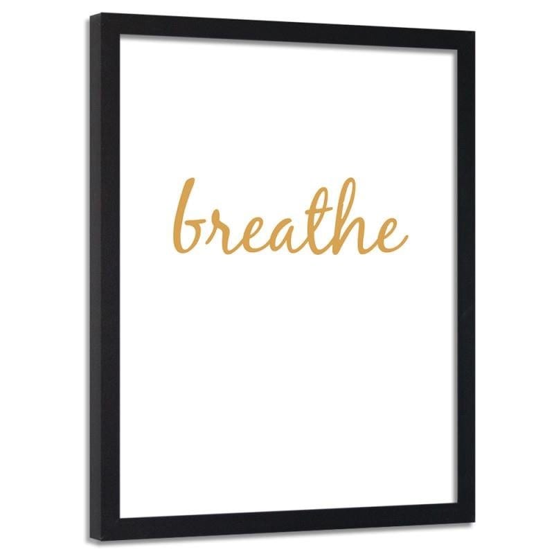 Glezna melnā rāmī - Breathe 5 Home Trends