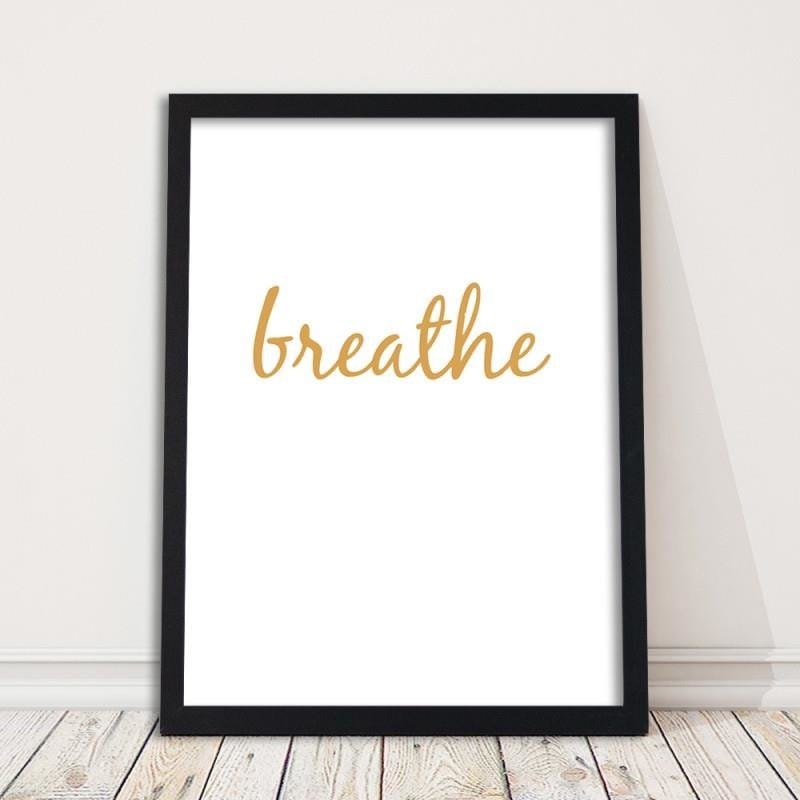 Glezna melnā rāmī - Breathe 5 Home Trends