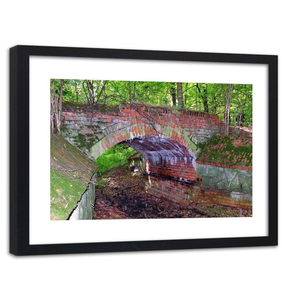 Glezna melnā rāmī - Brick Bridge Home Trends