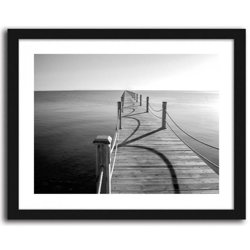 Glezna melnā rāmī - Bridge to the lake Home Trends