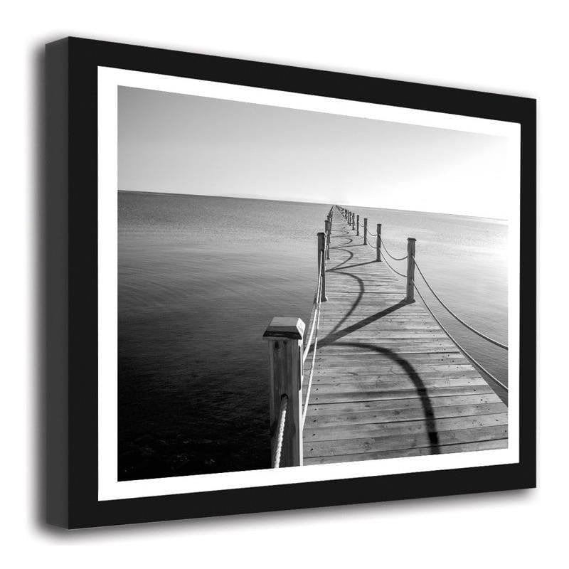 Glezna melnā rāmī - Bridge to the lake Home Trends