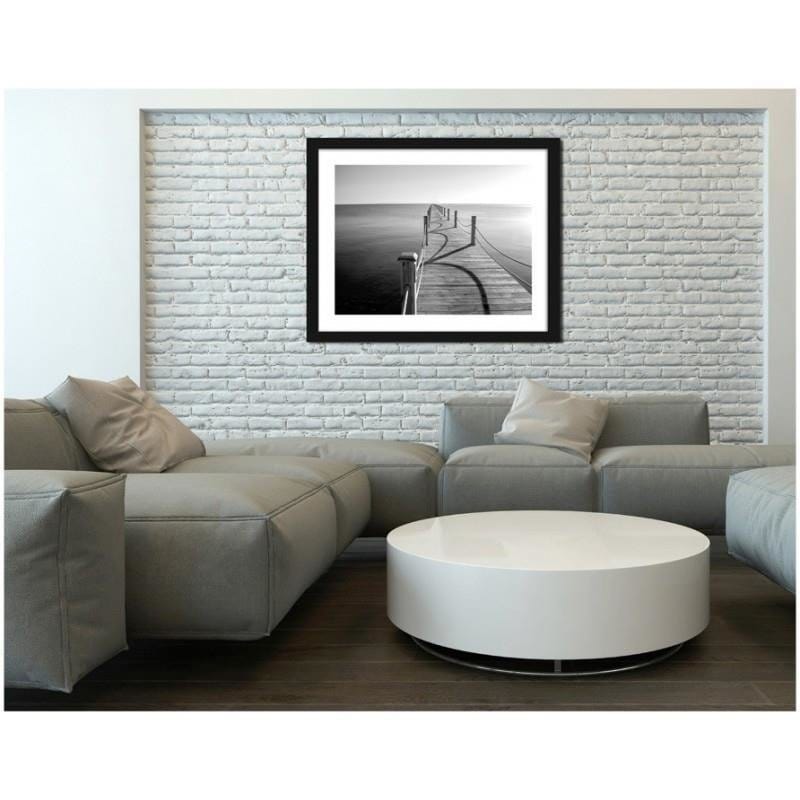 Glezna melnā rāmī - Bridge to the lake Home Trends