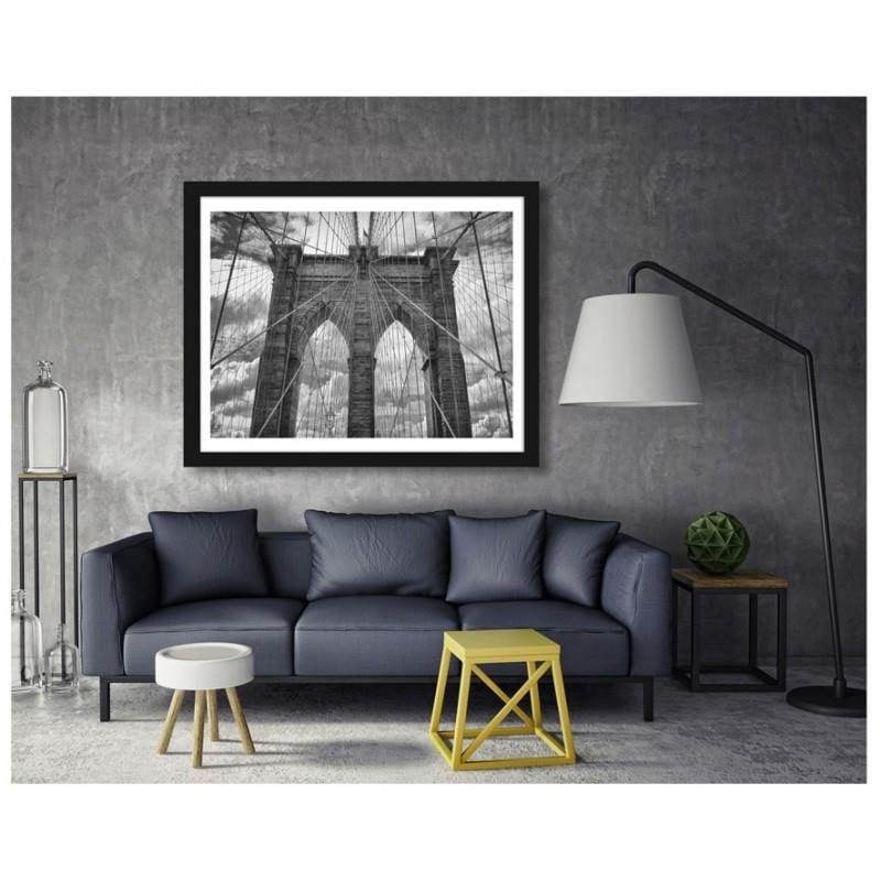 Glezna melnā rāmī - Brooklyn Bridge Home Trends