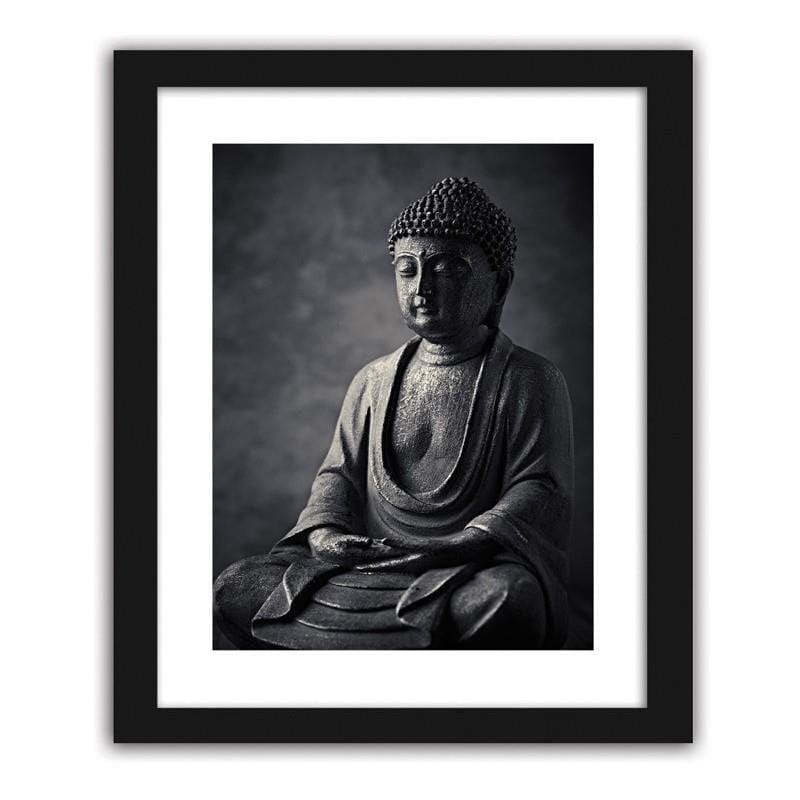 Glezna melnā rāmī - Buddha 3 Home Trends