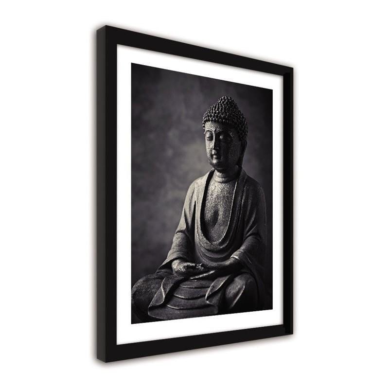Glezna melnā rāmī - Buddha 3 Home Trends
