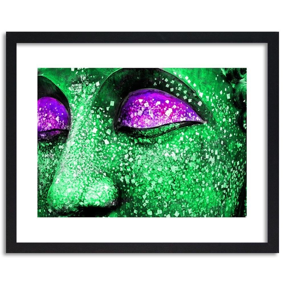 Glezna melnā rāmī - Buddha Eyes Home Trends