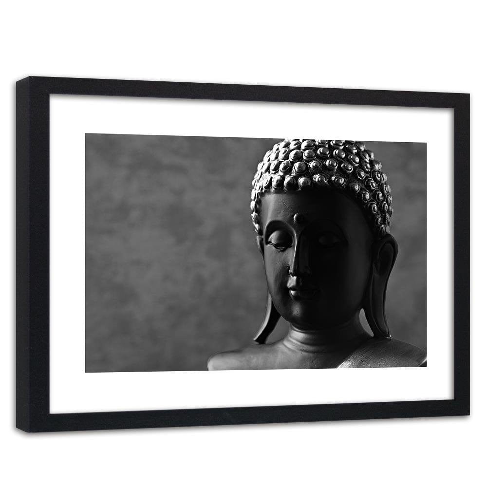 Glezna melnā rāmī - Buddha Figure Home Trends