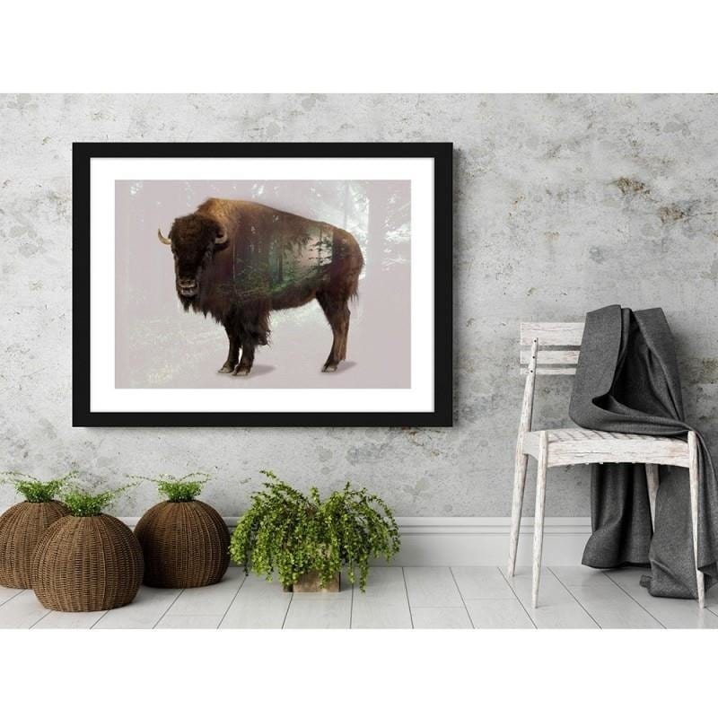 Glezna melnā rāmī - Buffalo Home Trends