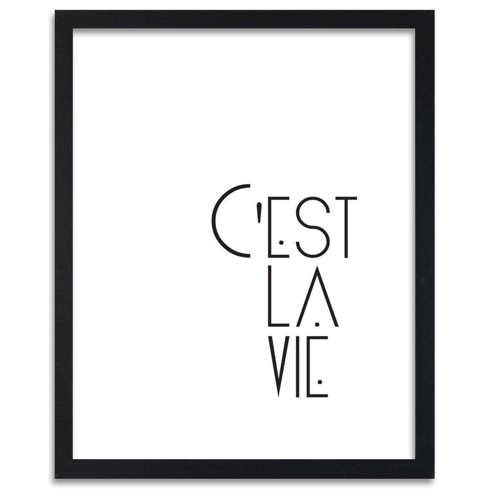 Glezna melnā rāmī - C'est La Vie Home Trends
