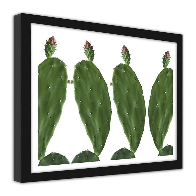 Glezna melnā rāmī - Cactus 2 Home Trends