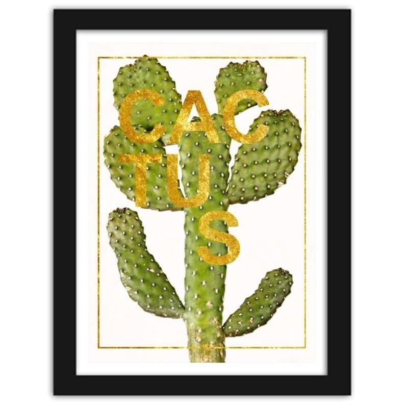 Glezna melnā rāmī - Cactus Home Trends