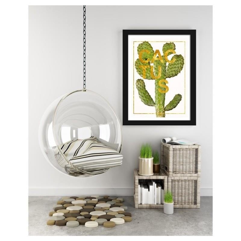 Glezna melnā rāmī - Cactus Home Trends