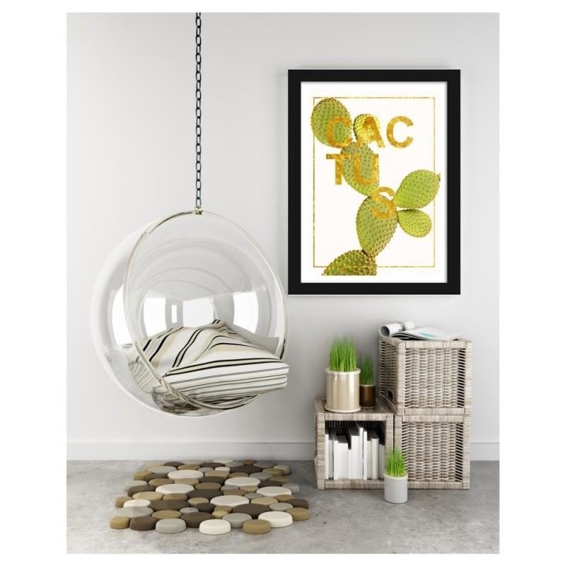 Glezna melnā rāmī - Cactus Home Trends