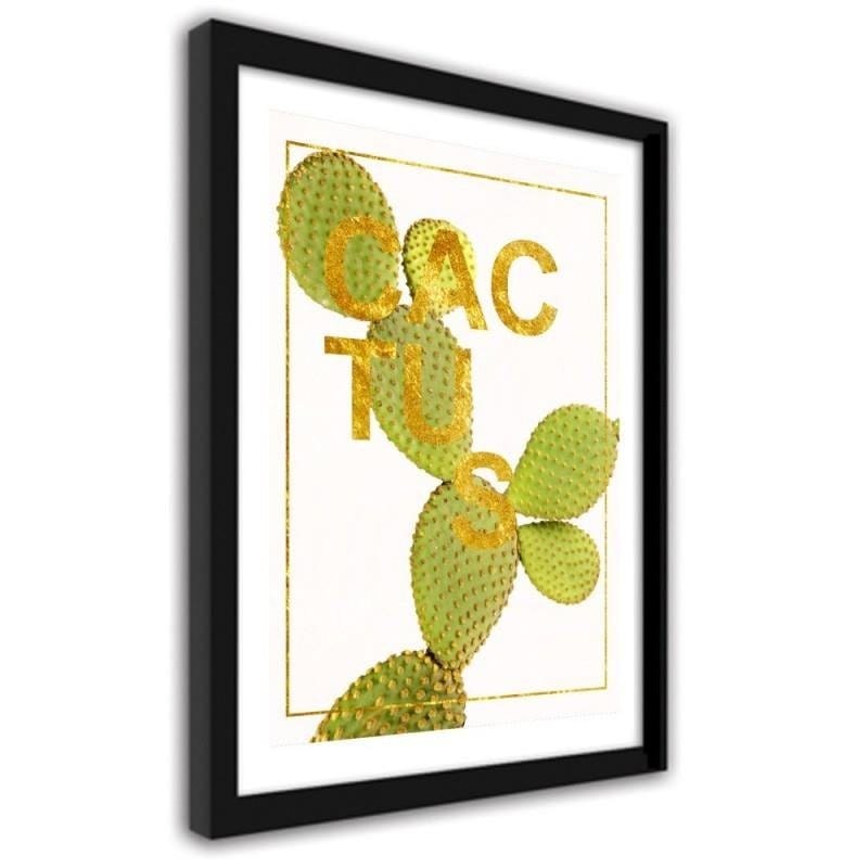 Glezna melnā rāmī - Cactus Home Trends