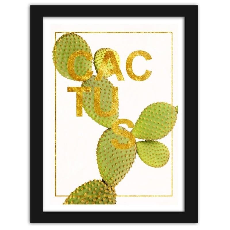 Glezna melnā rāmī - Cactus Home Trends