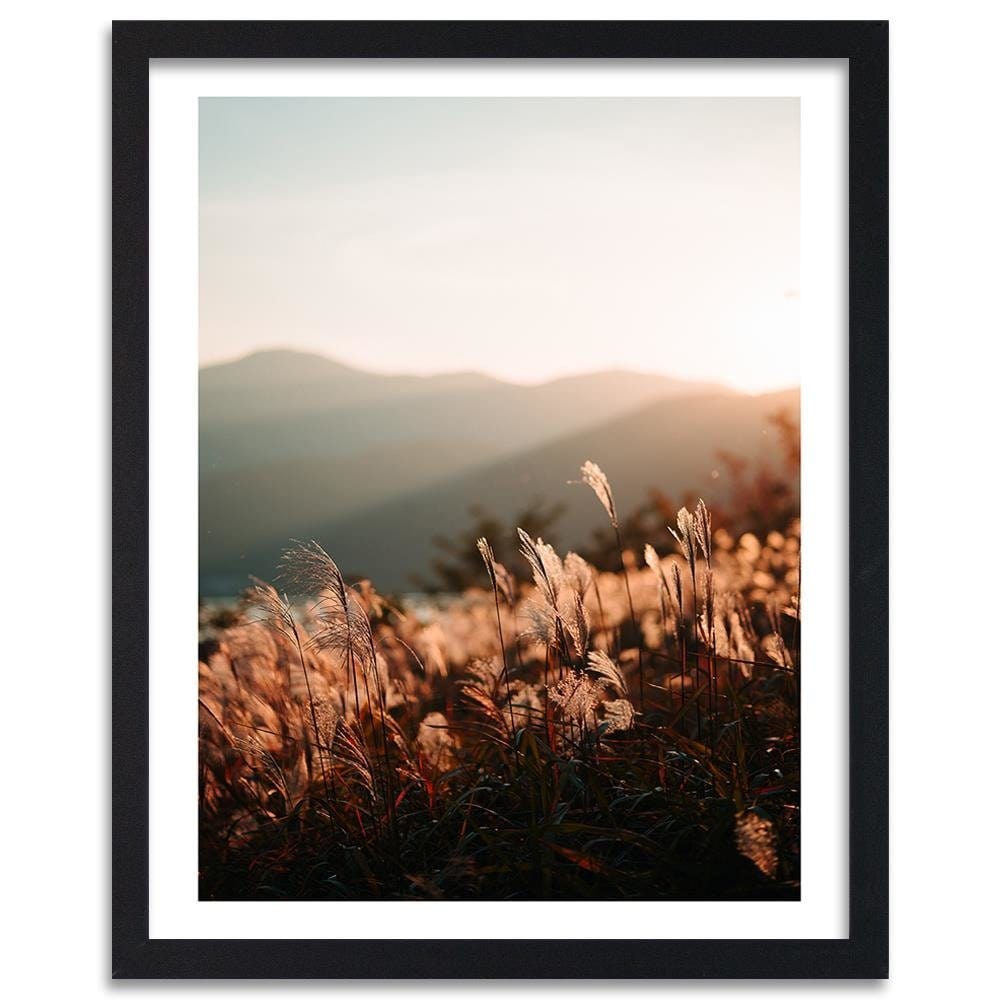 Glezna melnā rāmī - Cereals And Mountains Home Trends