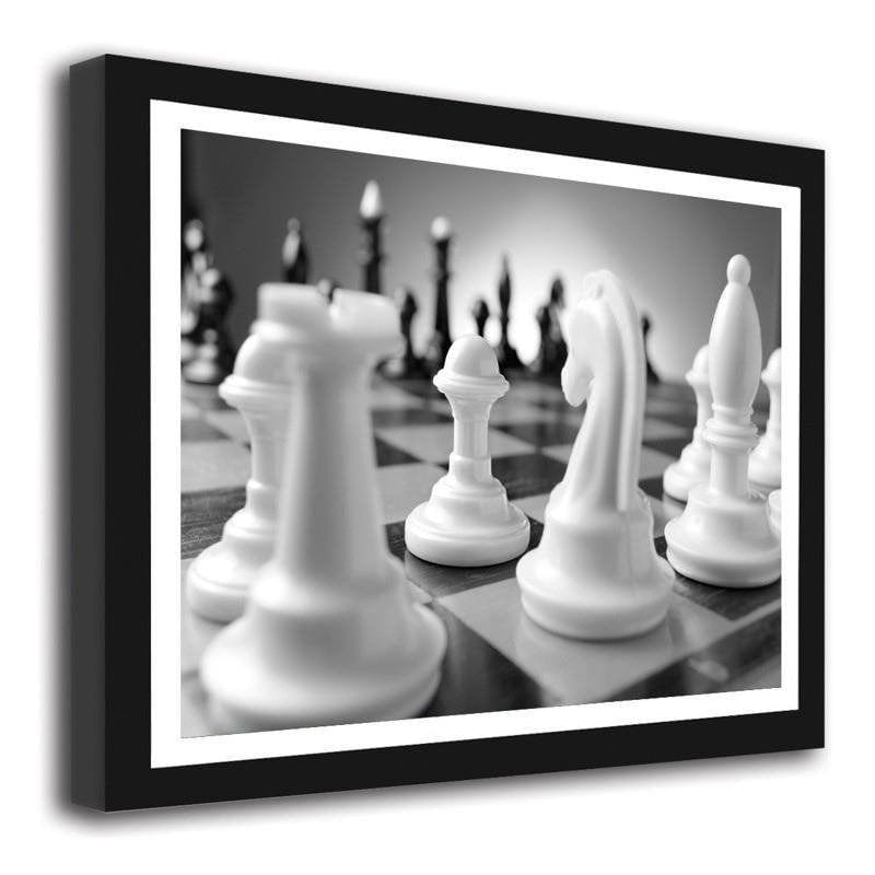Glezna melnā rāmī - Chess Home Trends
