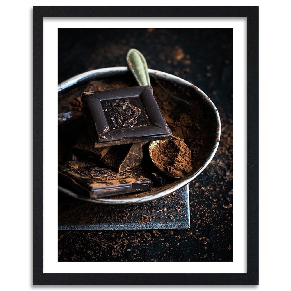 Glezna melnā rāmī - Cinnamon And Chocolate Home Trends