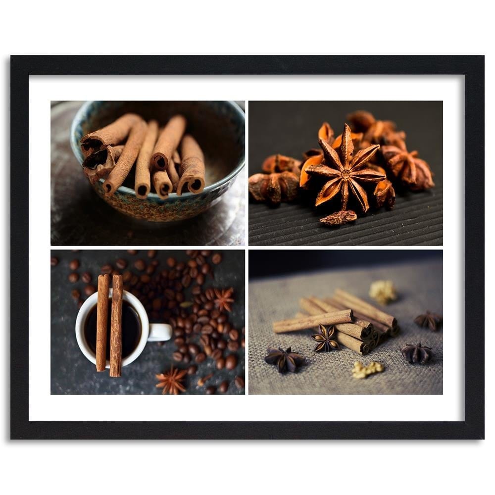 Glezna melnā rāmī - Cinnamon For Decoration Home Trends