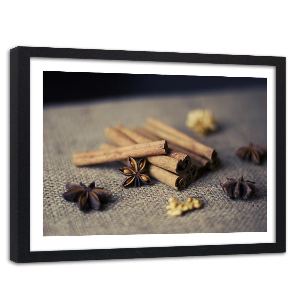 Glezna melnā rāmī - Cinnamon Sticks To Decorate Home Trends